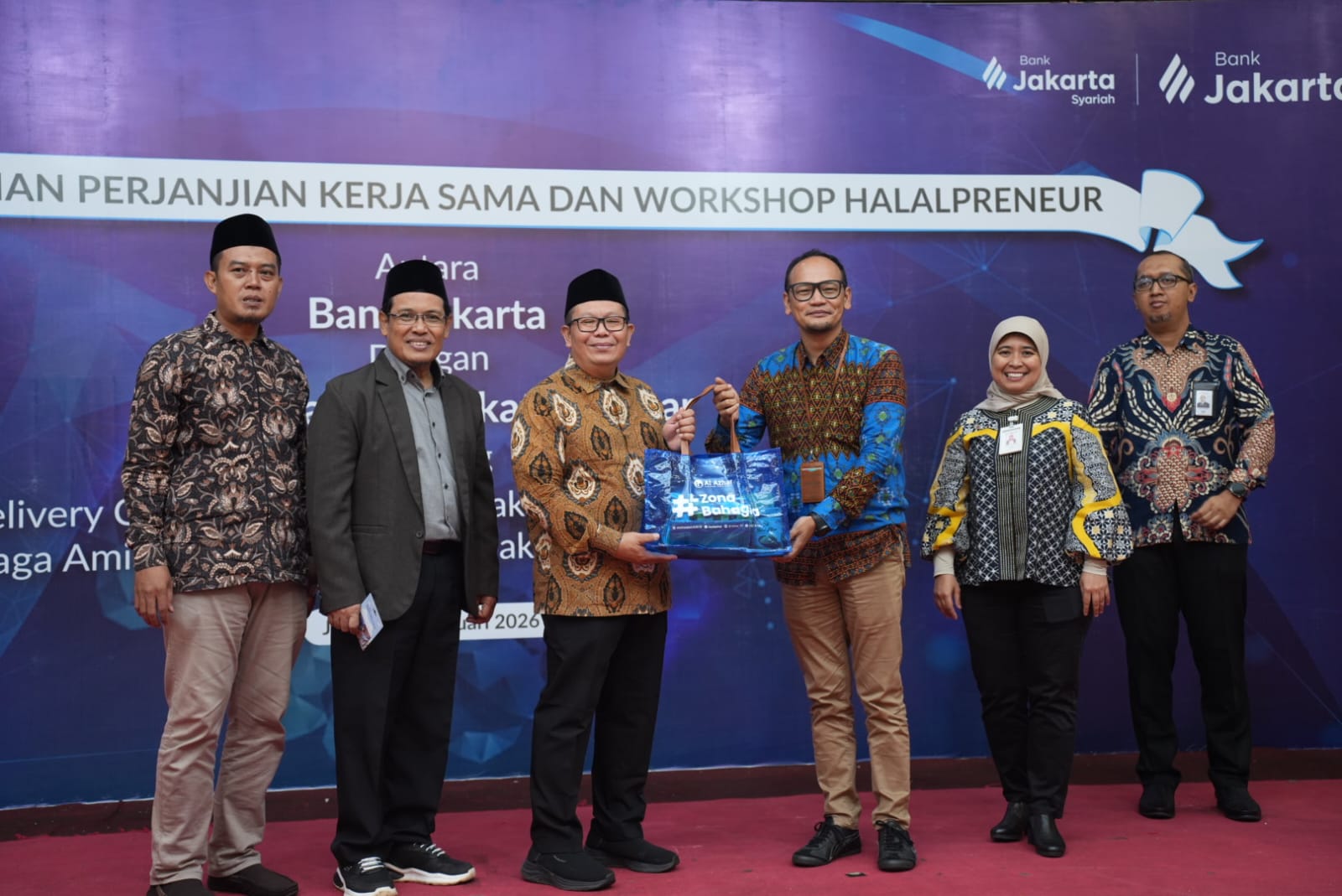 Bank Jakarta Gandeng LAZ Al Azhar Gelar Workshop Halalpreneur
